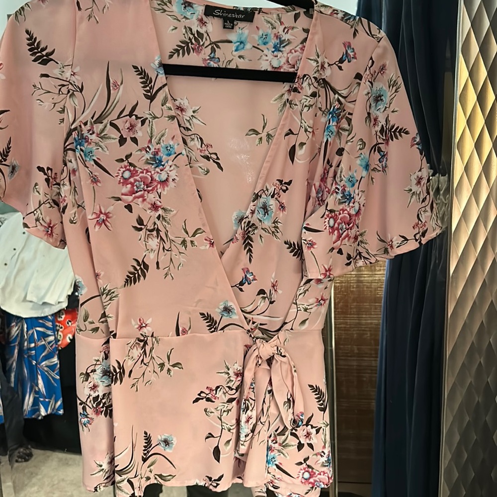 Wrap short sleeve